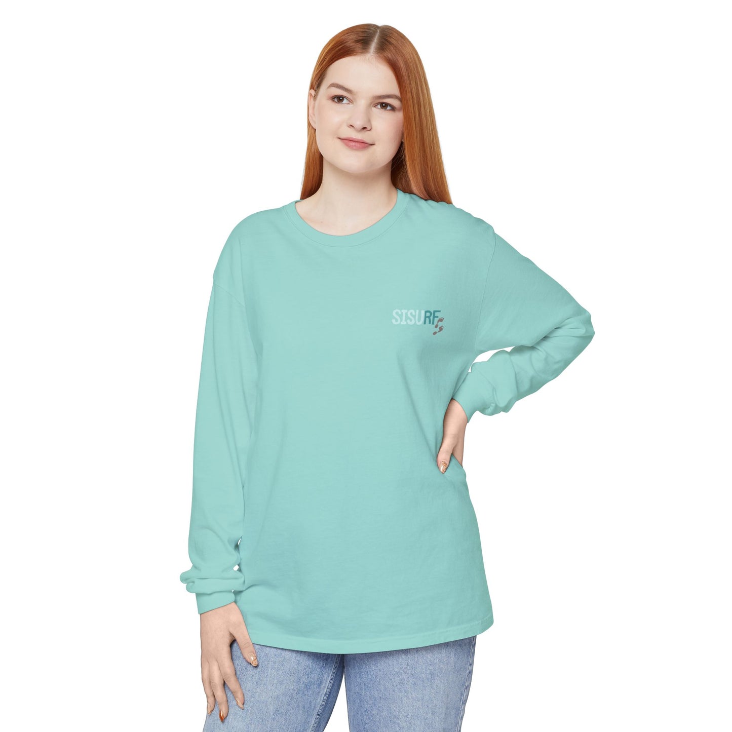 Find Yourself — Women’s Ocean-Inspired Graphic Long Sleeve T-Shirt