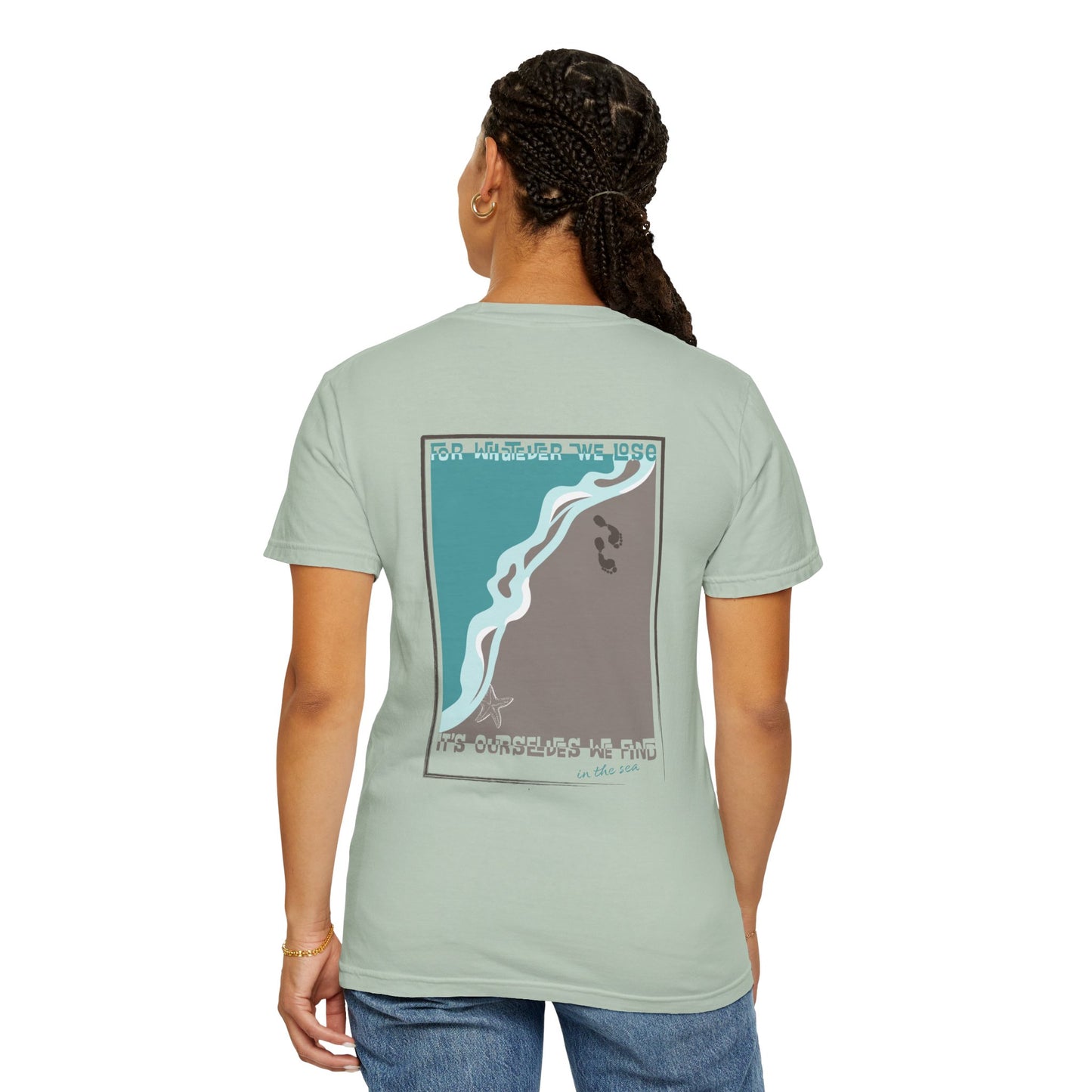 Find Yourself — Women’s Ocean-Inspired Graphic T-Shirt