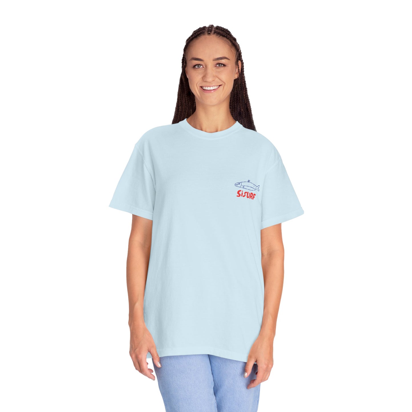 Go With the Flow – Women’s Rebel Fish Graphic T-Shirt