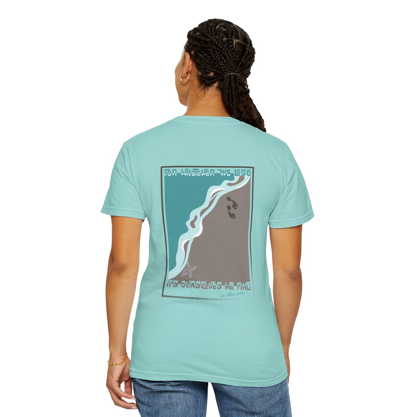 Find Yourself — Women’s Ocean-Inspired Graphic T-Shirt