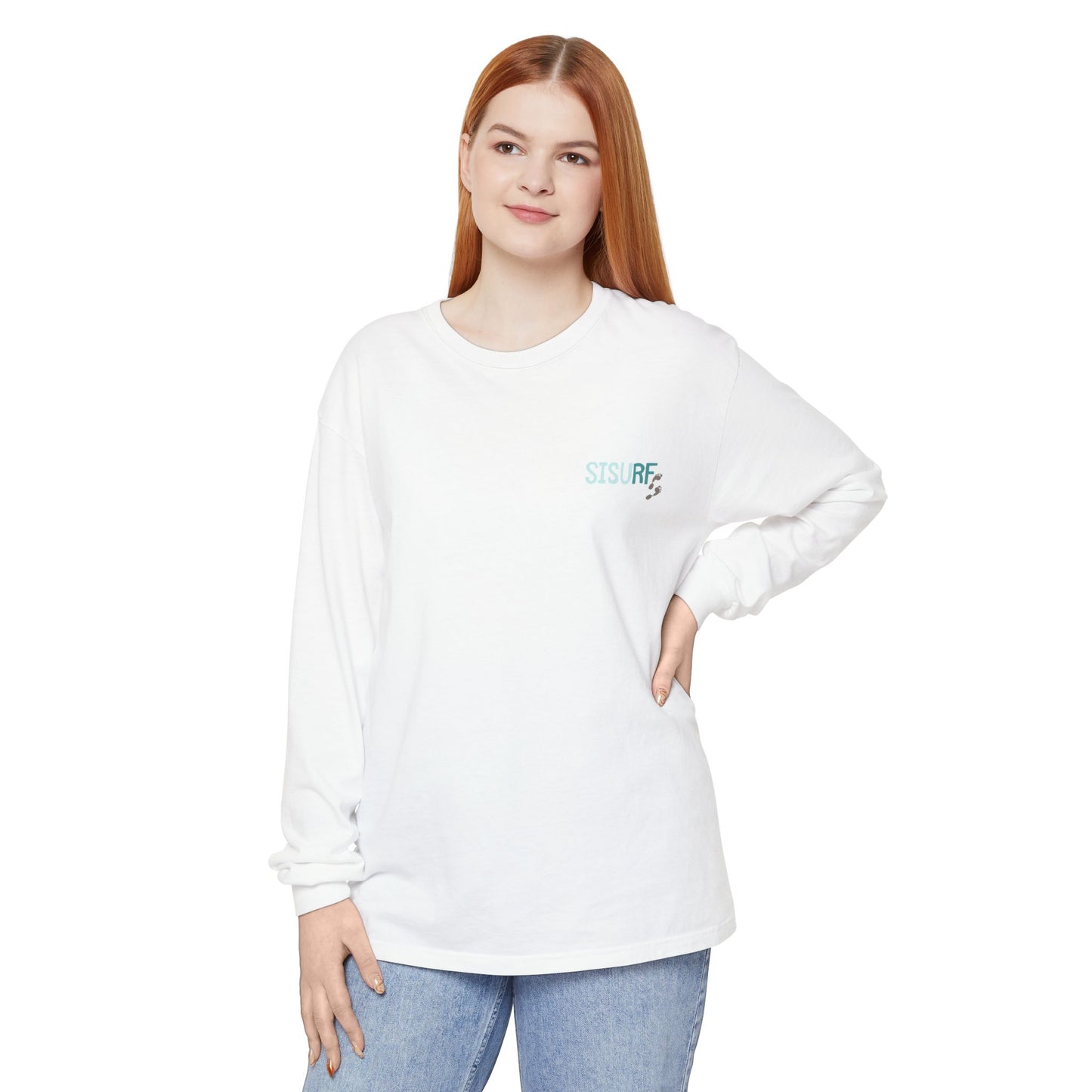 Find Yourself — Women’s Ocean-Inspired Graphic Long Sleeve T-Shirt