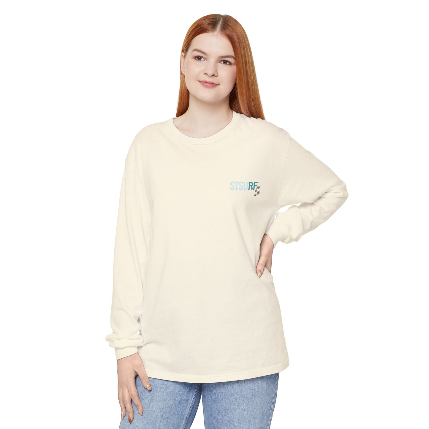 Find Yourself — Women’s Ocean-Inspired Graphic Long Sleeve T-Shirt