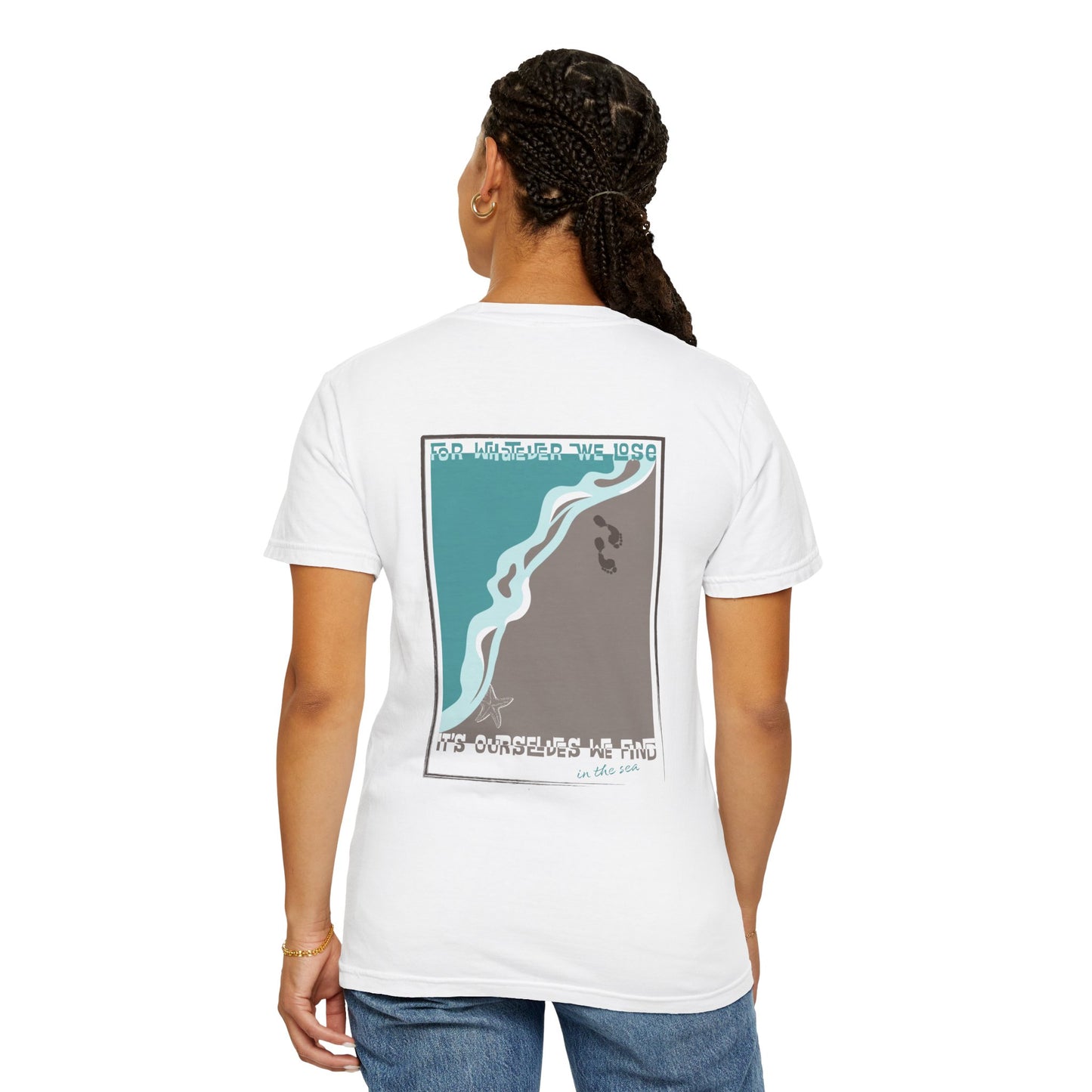 Find Yourself — Women’s Ocean-Inspired Graphic T-Shirt
