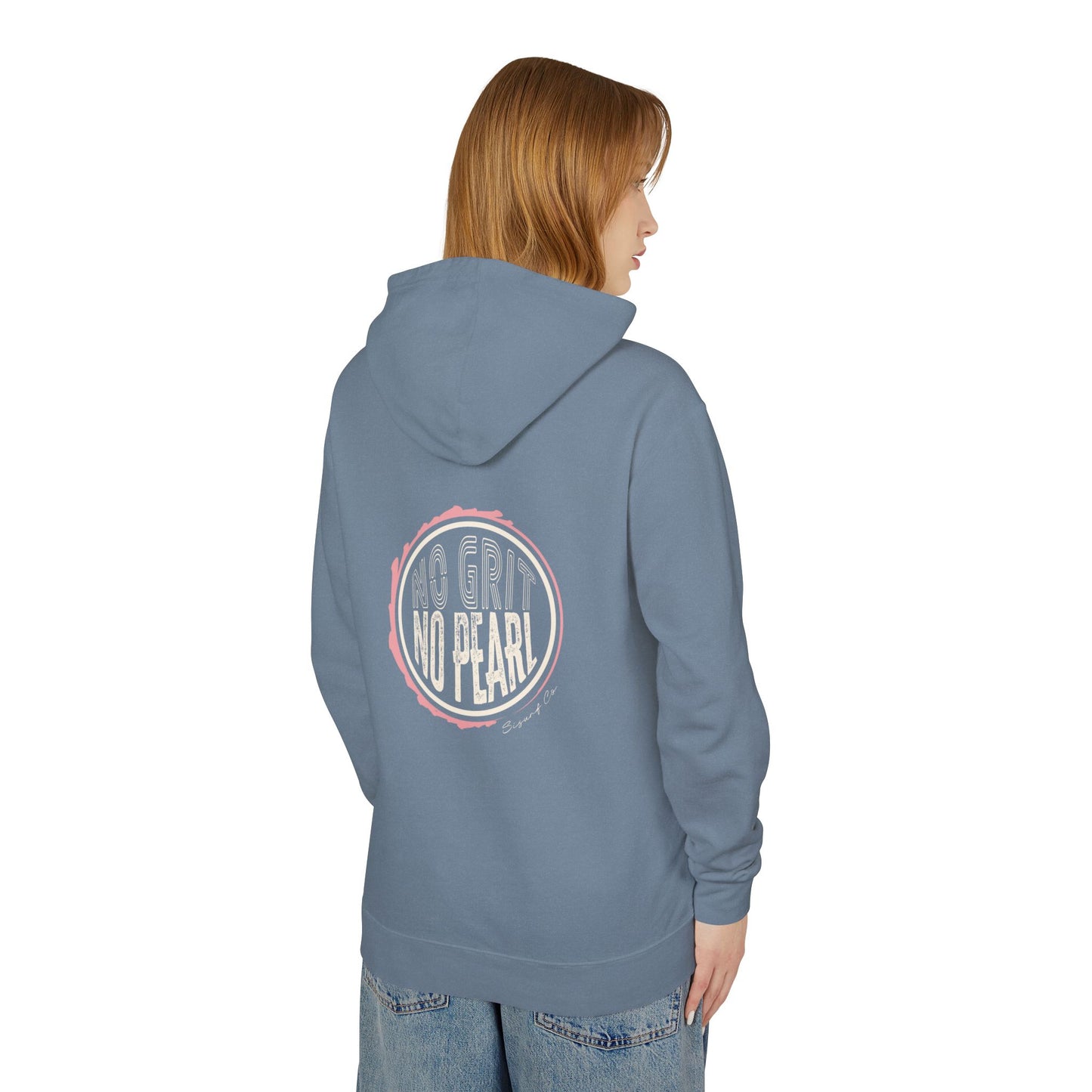 No Grit No Pearl – Women’s Coastal Comfort Hoodie