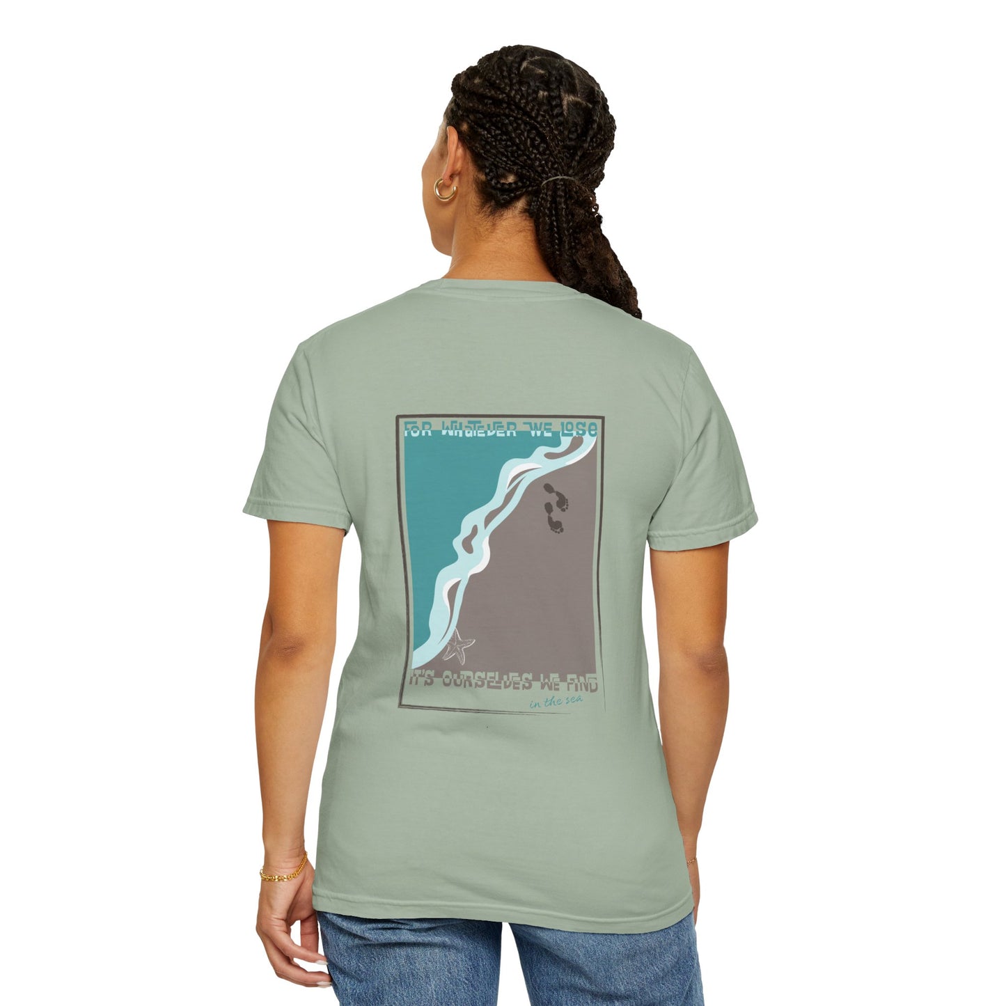 Find Yourself Tee — Soft Women’s Ocean-Inspired Graphic T-Shirt