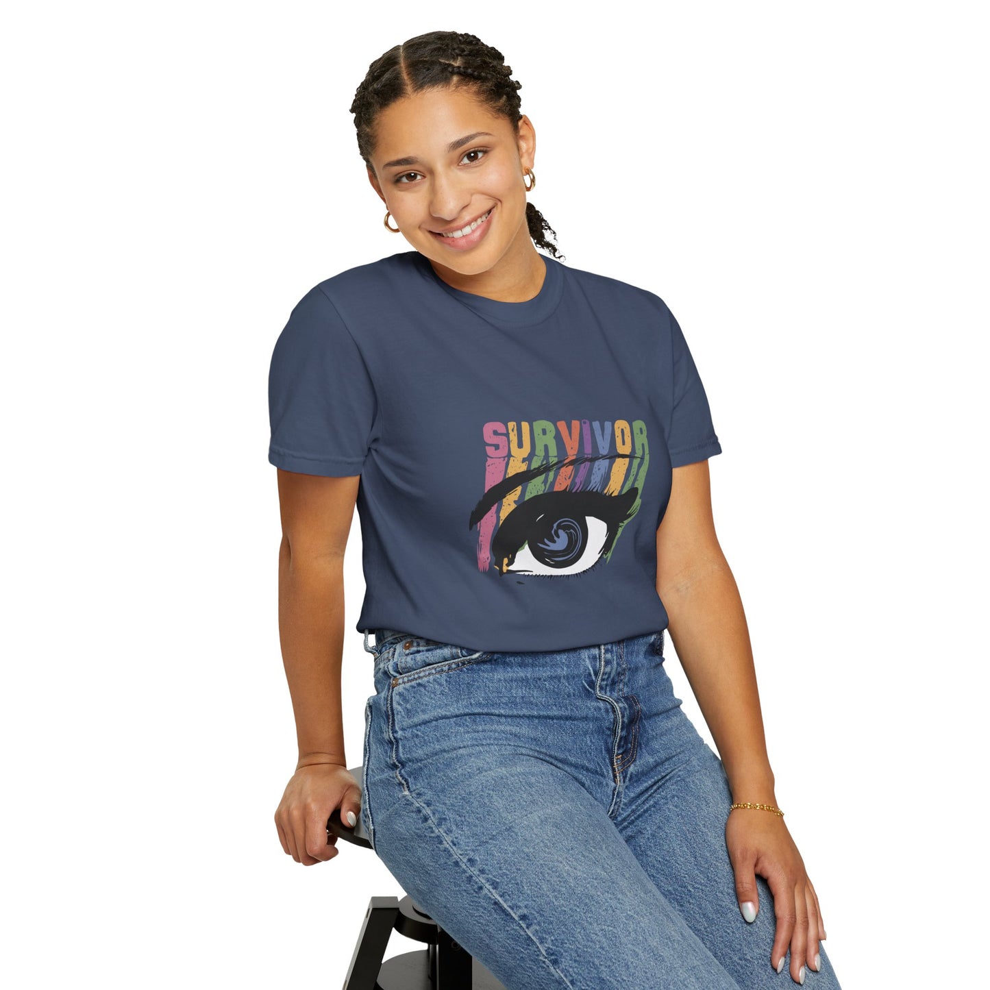 Survivor Tee – Empowering Women’s Graphic T-Shirt