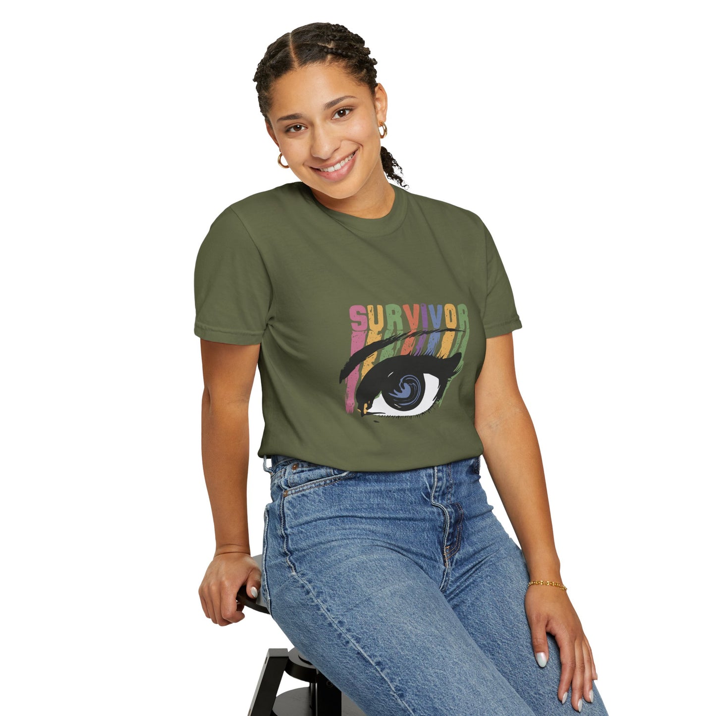 Survivor Tee – Empowering Women’s Graphic T-Shirt