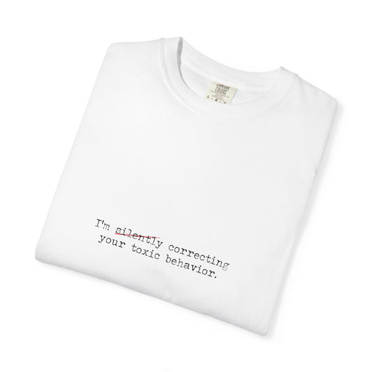 Toxic –  Boundaries + Bold Energy Graphic T-Shirt