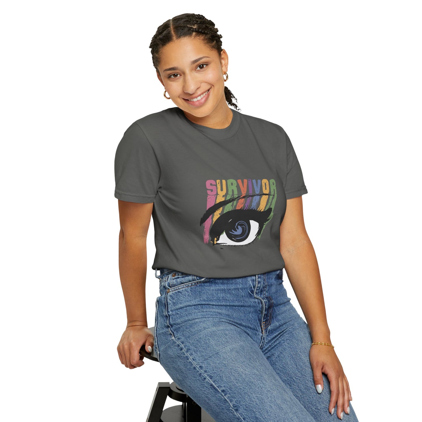 Survivor Tee – Empowering Women’s Graphic T-Shirt