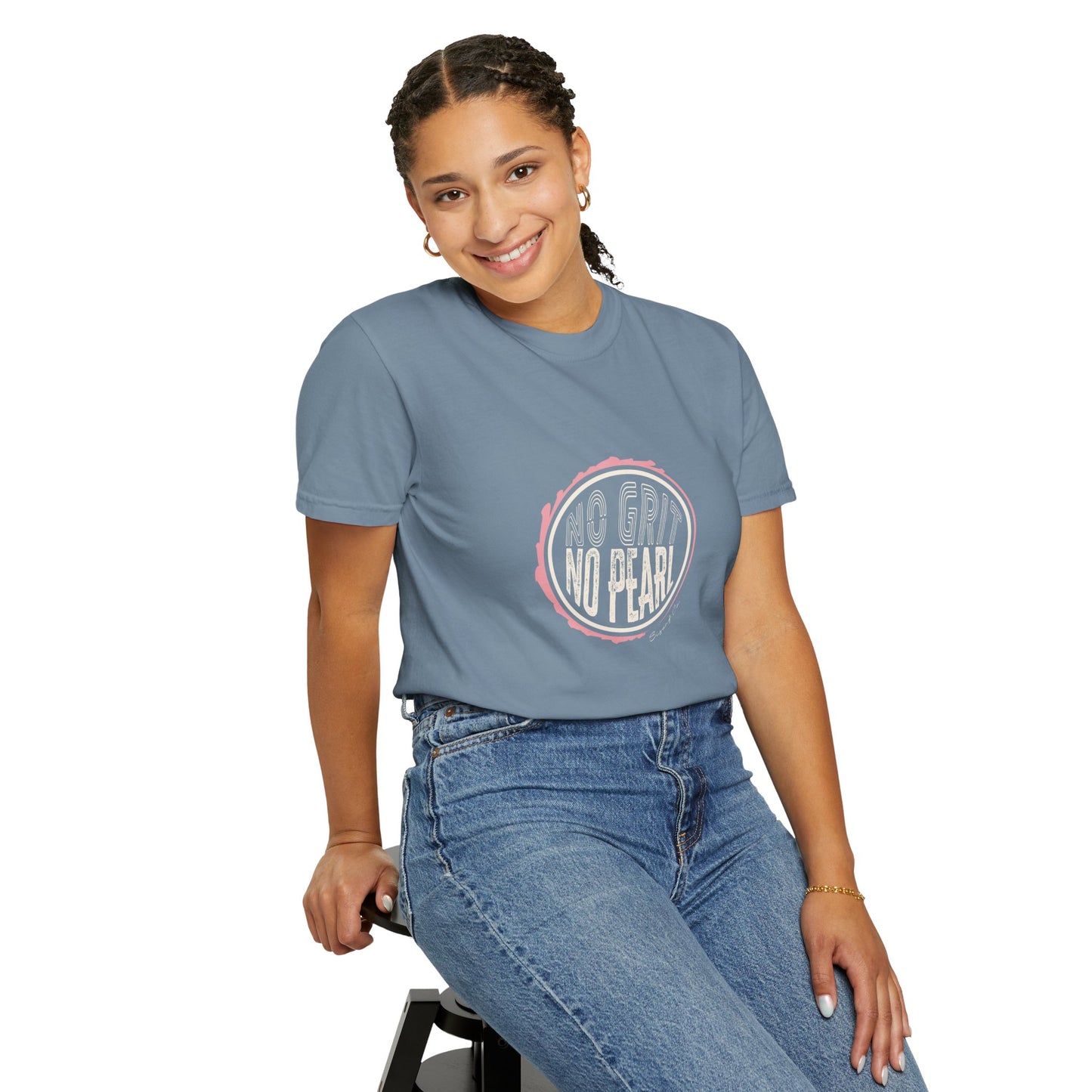 No Grit No Pearl – Women’s Coastal Comfort T-Shirt