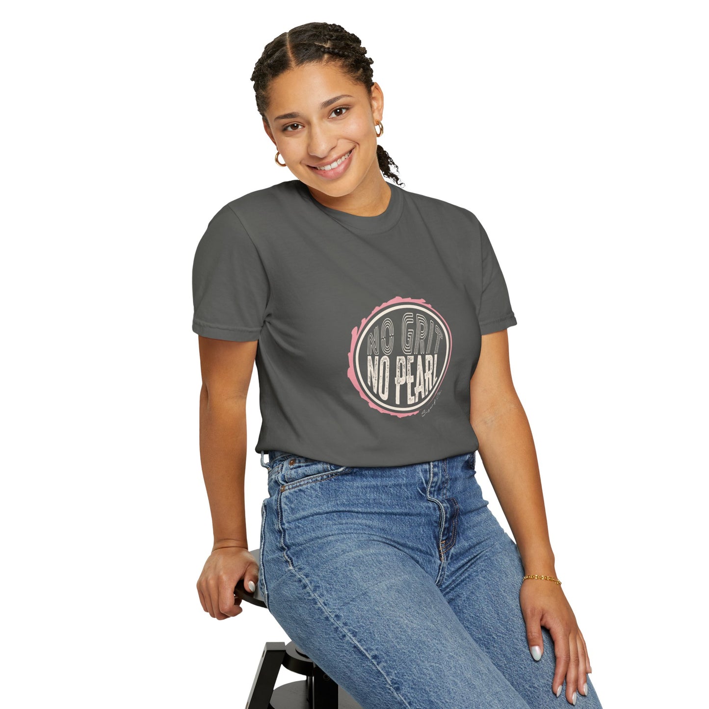 No Grit No Pearl – Women’s Coastal Comfort T-Shirt