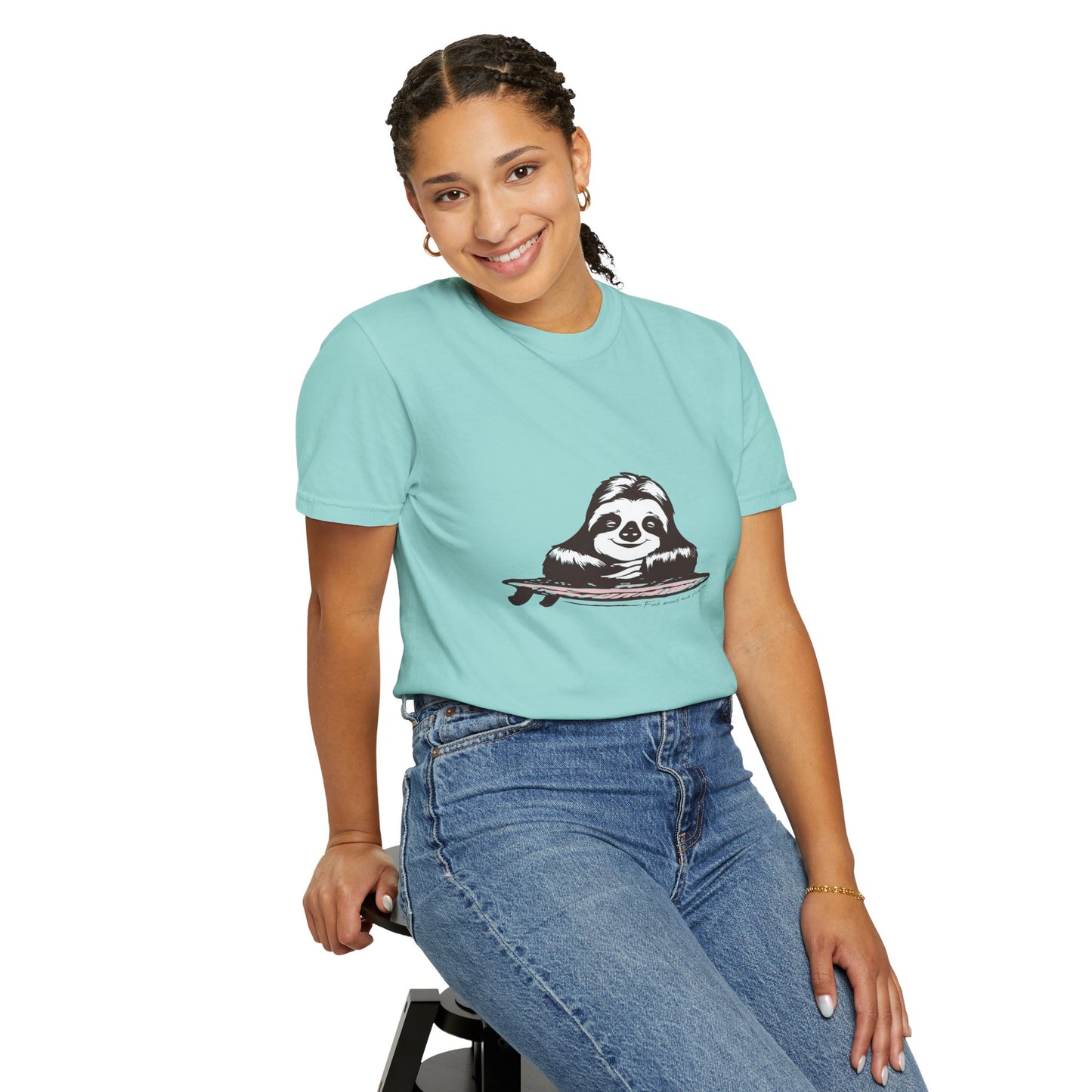 Chill Sloth – Women’s Coastal Rebellion Graphic Tee